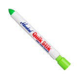 Quik Stik All Purpose Solid Paint Marker, 11/16 in Tip, 6 in L, Fluorescent Green 434-61042