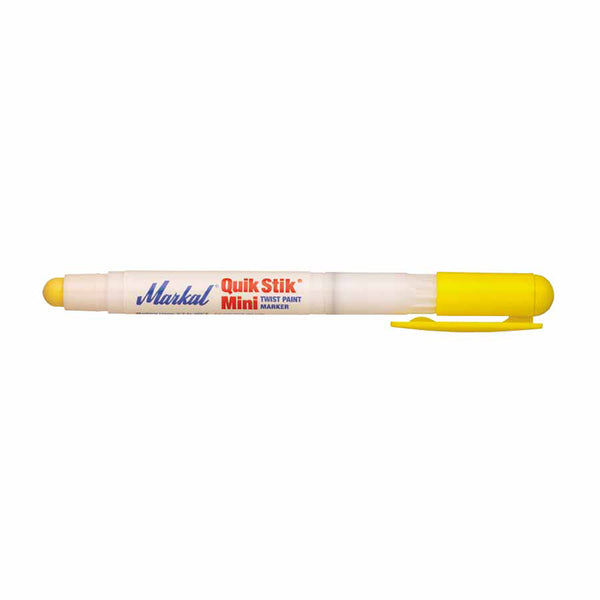 Quik Stik All Purpose Mini Solid Paint Marker, 3/8 in x 4.625 in L, Yellow 434-61127