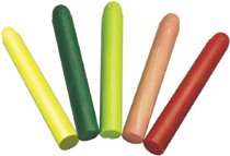 Scan-It Plus Fluorescent Crayon, 1/2 in dia/Hex/Hard, 4.75 in L, Watermelon Red, 12 MKR/DOZ 434-82232