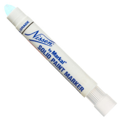 Quik Stik+ Oily Surface Mini Solid Paint Marker, 5/16 in dia Medium Bullet, White 434-28770