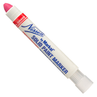 Quik Stik+ Oily Surface Mini Solid Paint Marker, 5/16 in dia Medium Bullet, Red 434-28772