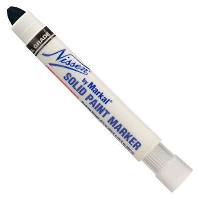 Quik Stik+ Oily Surface Mini Solid Paint Marker, 5/16 in dia Medium Bullet, Black 434-28773