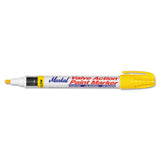 PAINT-RITER VALVE ACTION Paint Marker, Yellow, 1/8 in Tip, Medium 434-96821