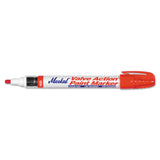 PAINT-RITER VALVE ACTION Paint Marker, Red, 1/8 in Tip, Medium 434-96822