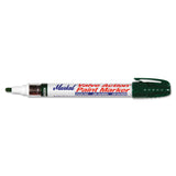 PAINT-RITER VALVE ACTION Paint Marker, Green, 1/8 in Tip, Medium 434-96826