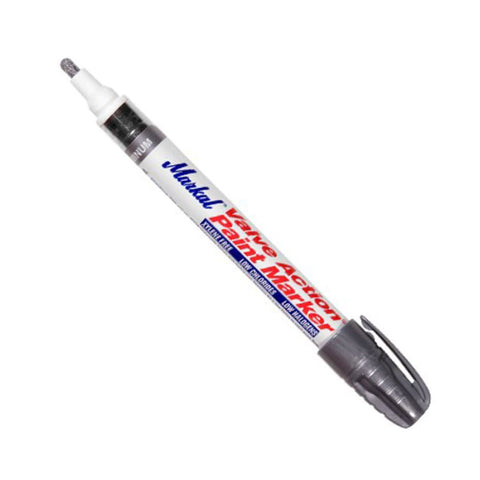 PAINT-RITER VALVE ACTION Paint Marker, Aluminum, 1/8 in Tip, Bullet 434-96832