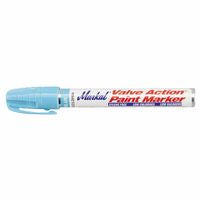 PAINT-RITER VALVE ACTION Paint Marker, Lite Blue, 1/8 in Tip, Medium 434-96835