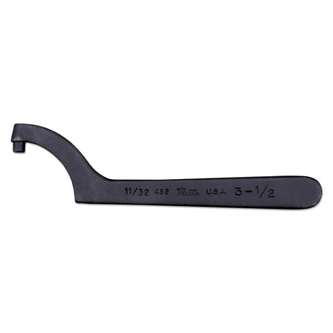 Pin Spanner Wrenches, 2 1/4 in Opening, Pin, Forged Alloy Steel, 6 1/2 in 276-457