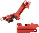 Grip Tight Circuit Breaker Lockout, 120/277 V, 1-1/4 in W x 3-1/2 in L 470-491B
