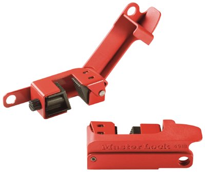 Grip Tight Circuit Breaker Lockout, 120/277 V, 1-1/4 in W x 3-1/2 in L 470-491B