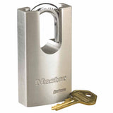 Pro Series High Security Padlocks-Solid Steel, 5/16"Dia,1 3/16" X 29/32", Shroud 470-7045