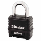 ProSeriesáResettable Combination Padlock, 3/8 in dia x 15/16 in W x 1-1/16 in H Shackle, Zinc Die Cast, Boxed 470-1178