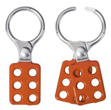 Safety Series Lockout Hasps, 2 in W x 4 7/8 in L, 1 1/2 Jaw dia. 470-417