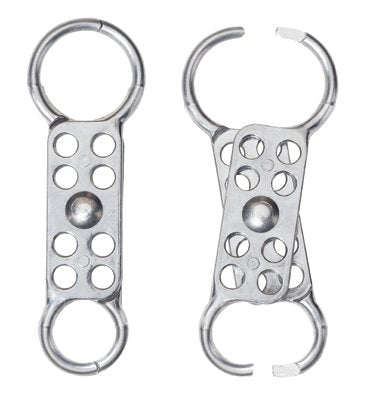 Safety Series Lockout Hasps, 2 in W x 5 7/8 in L, 1-1 1/2 in Jaw dia. 470-429