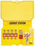 Safety Series Lockout Stations with Key Registration Card, 12-1/4 in H x 16 in W 470-1482BP410