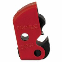 Universal Miniature Circuit Breaker Lockouts, Tool Free, Red, Black 470-S2394