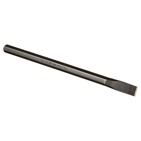Extra Long Cold Chisel, 12 in Long, 3/4 in Cut Width, Black Oxide 479-10213