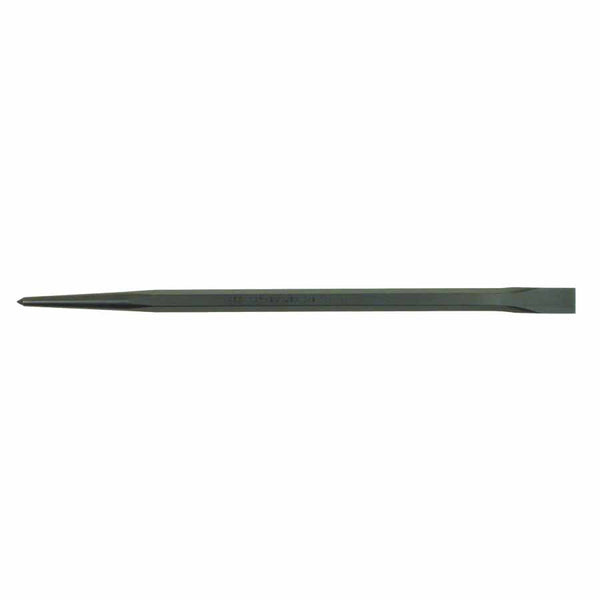 Line-Up Pry Bar, 30 in L x 7/8 in Stock, Straight Chisel/Pointed, Hex 479-75004