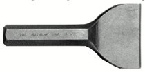 Brick Set Chisel, 7-3/4 in Long, 3 in Cut Width, Sand Blasted 479-12300