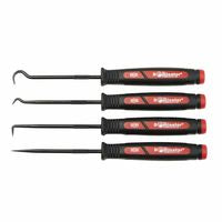 4 Pc. Dominator Mini Hook & Pick Set, Straight, 45? Double Angled Hook, 90? Angled Hook, Curved Hook 479-60003