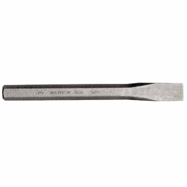Cold Chisels, 5 in Long, 1/4 in Cut, Sand Blasted, 12 per box 479-70200