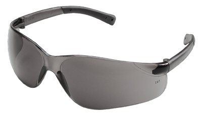 BearKat BK1 Series Safety Glasses, Gray Lens, Duramass Scratch-Resistant, Gray Frame 135-BK112