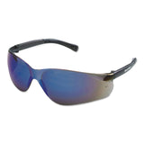BearKat BK1 Series Safety Glasses, Blue Mirror Lens, Duramass Scratch-Resistant, Gray Frame 135-BK118