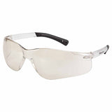 BearKat BK1 Series Safety Glasses, Indoor/Outdoor Clear Mirror Lens, Duramass Scratch-Resistant, Clear Frame 135-BK119