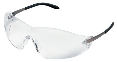 S21 Series Protective Eyewear, Clear Lens, Polycarbonate, Chrome Frame 135-S2110