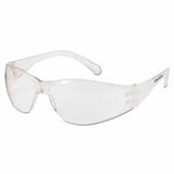 Checklite CL1 Frameless Safety Glasses, Polycarbonate Clear Lens, UV-AF, Clear Polycarbonate Temples 135-CL110AF