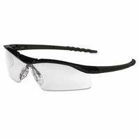 DALLAS Protective Eyewear, Clear Lens, Duramass Scratch-Resistant, Black Frame 135-DL110