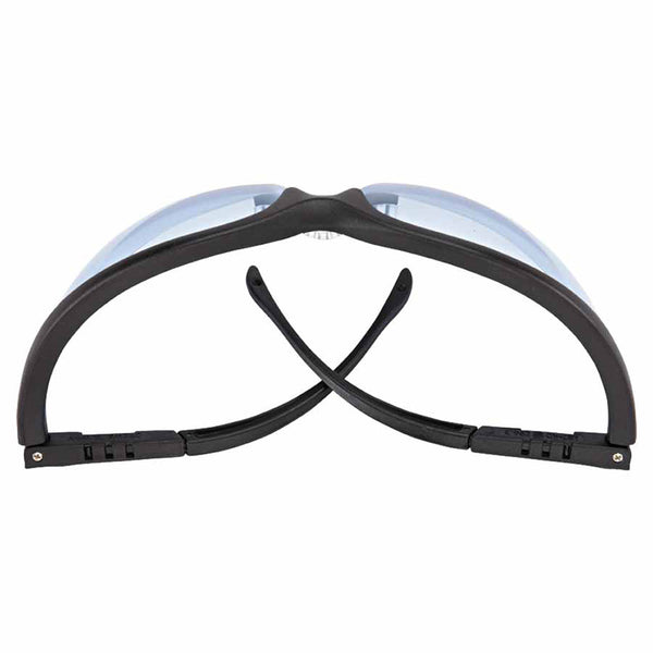 Klondike KD1 Series Protective Eyewear, Light Blue Lens, Polycarbonate, Black Frame 135-KD113