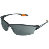 Law 2 Protective Eyewear, Gray Lens, Duramass Hard Coat, Black Frame, Nylon 135-LW212