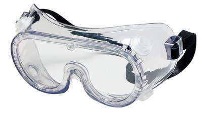 Protective Goggles, Clear/Clear, PVC, Chemical Resistant, Indirect Vent 135-2230R