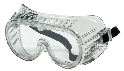 Protective Goggles, Clear/Clear, PVC, Antifog, Chemical Resistant, Indirect Vent 135-2235R