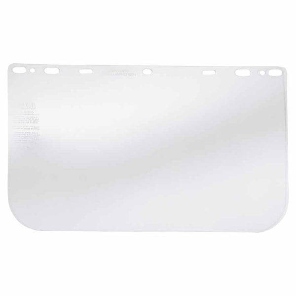 Universal Faceshield, Clear, 15.5 in L, 10 in H, PETG, Uncoated 135-101640