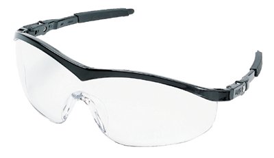 ST1 Series Protective Eyewear, Clear Lens, Duramass Anti-Fog, Black Frame, Nylon 135-ST110AF