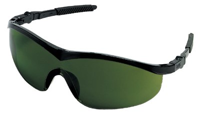 ST1 Series Protective Eyewear, Green Filter 3.0 Lens, Duramass HC, Black Frame, Nylon 135-ST1130