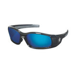 Swagger SR1 Series Safety Glasses, Blue Diamond Mirror Lens, Duramass HC, Black Frame 135-SR118B