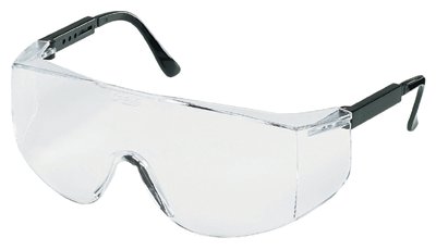 Tacoma Protective Eyewear, Clear Lens, Polycarbonate, Duramass HC, Black Frame 135-TC110