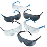Tacoma Protective Eyewear, Clear Lens, Duramass HC, Black/Clear Frame, Nylon 135-TC110XL