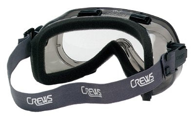 Verdict Goggles, Clear/Gray, Scratch Resistant, Foam Lining, Elastic Strap 135-2400F