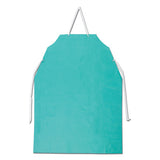 Dominator PVC Apron, 35 in x 45 in, 0.42 mm Thickness, Raw Edges, Aqua Green 611-388R5