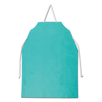 Dominator PVC Apron, 35 in x 45 in, 0.42 mm Thickness, Raw Edges, Aqua Green 611-388R5