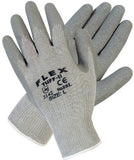 Flex Tuff-II Latex Coated Gloves, X-Large, Gray 127-9688XL