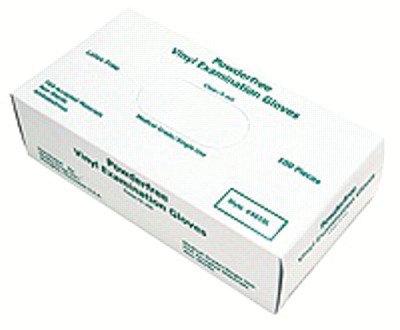 Disposable Latex Gloves, Powder Free, Rolled Cuff, 5 mil, Nat. White, Small 127-5055S