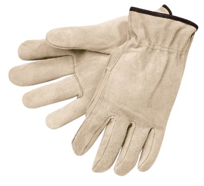 Unlined Drivers Gloves, Split Back/Cowhide, Small, Keystone Thumb, Beige/Brown 127-3205S