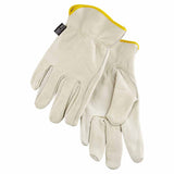 Unlined Drivers Gloves, Select Grade Cowhide 2X-Large, Keystone Thumb, Beige 127-3211XXL
