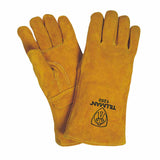 Industrial Standard Shoulder Split Gloves, Large, Leather, Red and Gray Fabric 127-1200S