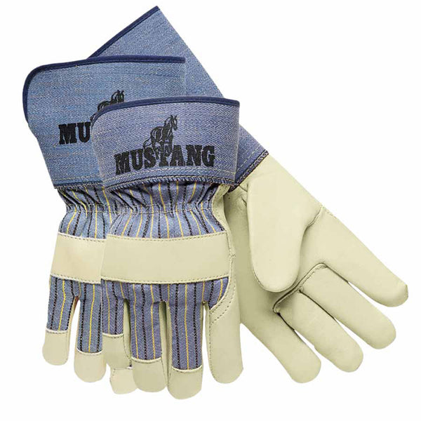 Grain Leather Palm Gloves, X-Large, Grain Cowhide 127-1936XL